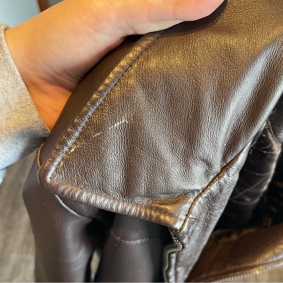 Weather Vane Genuine Leather Jacket - Picture 4 of 5